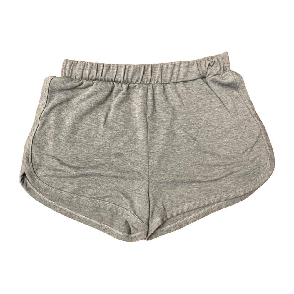ShoSho Cotton Gray Shorts Elastic Waist Size Large